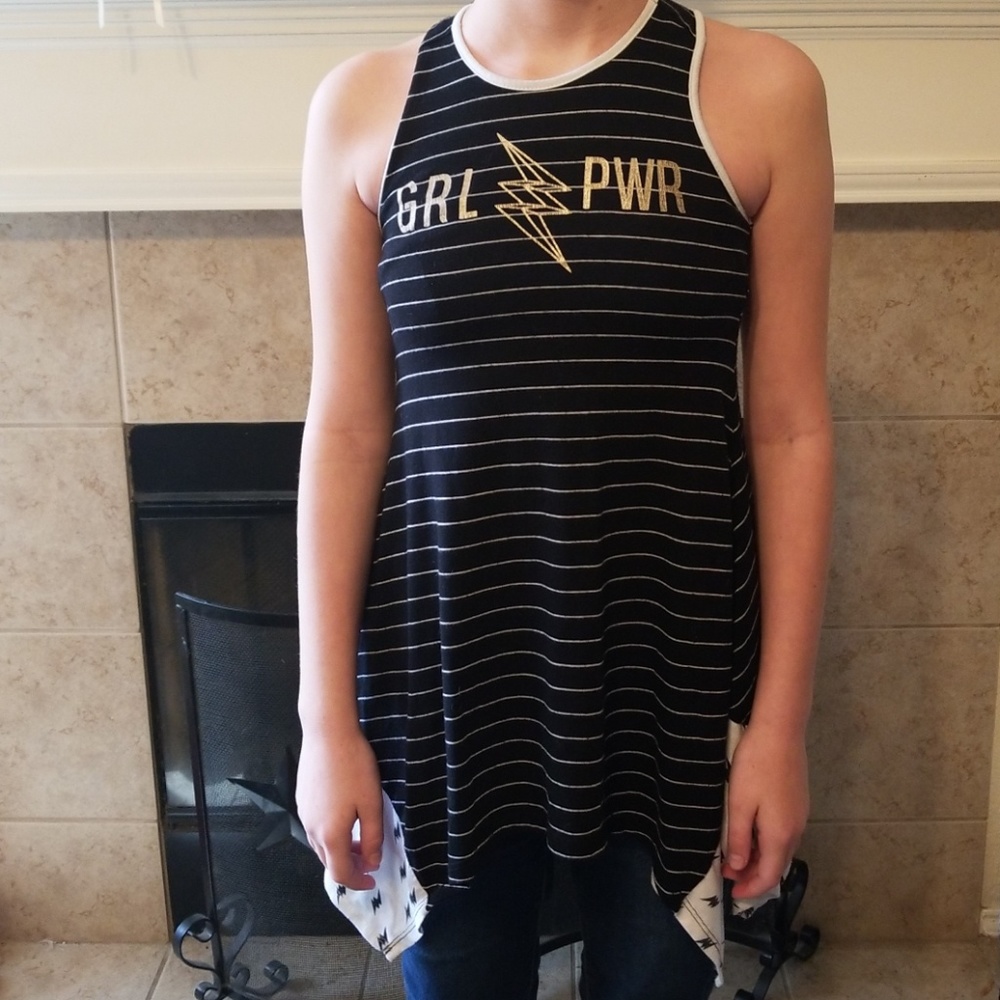 Girl Power Asymmetrical Tank